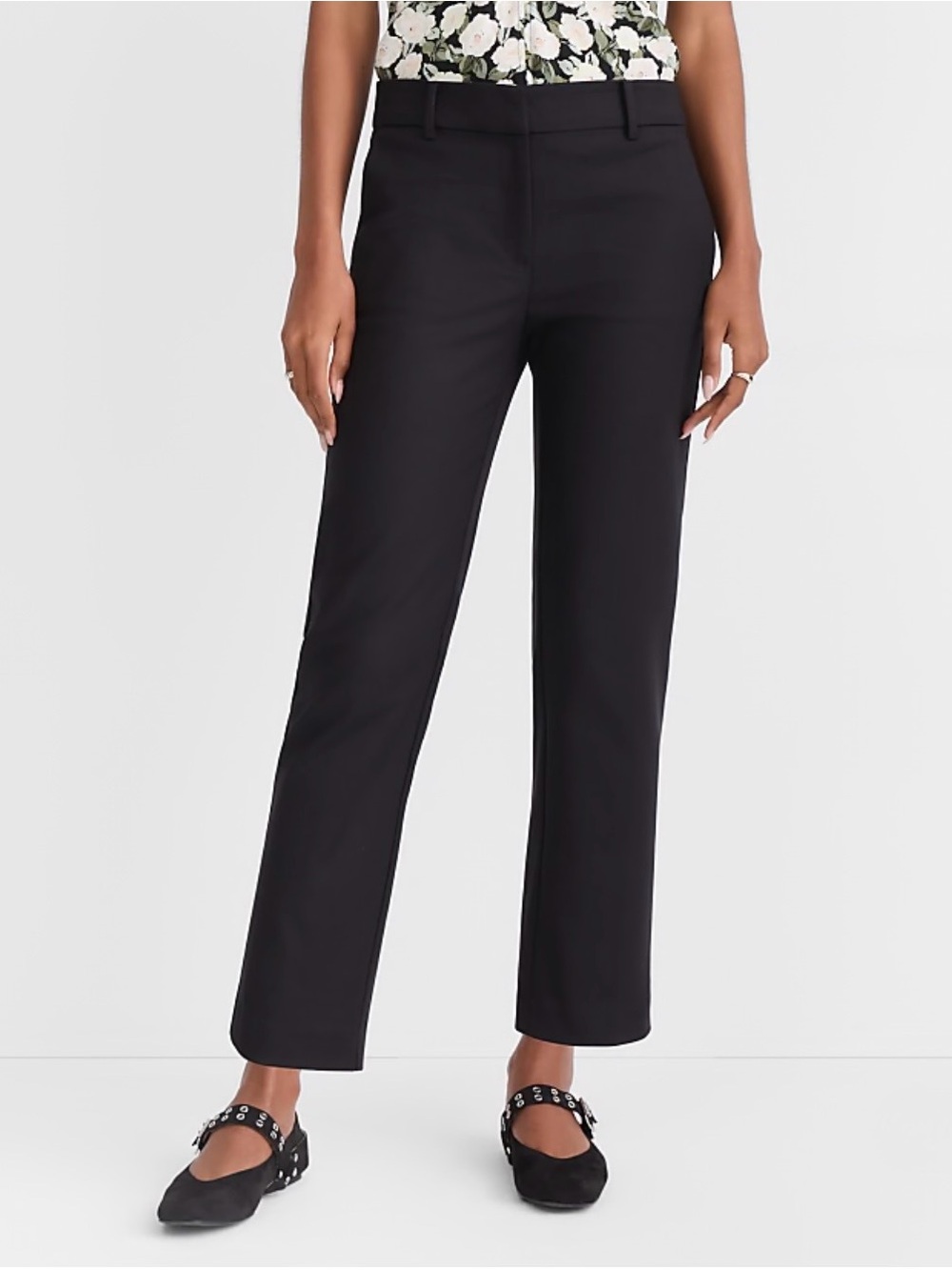Ann Taylor Loft Black Riviera Slim Career Work Wear Women’s Dress Pants Size 10